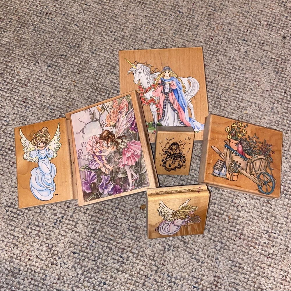 Large & Small Art Stamps (selling as a group)